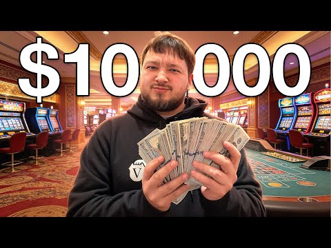 We Went High Limit Gambling With $10,000!!!