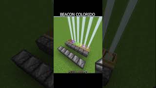 Como fazer um BEACON COLORIDO no Minecraf