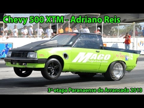Chevy 500 6 cil turbo XTM - Adriano Reis - 3ª etapa Paranaense de Arrancada 2013