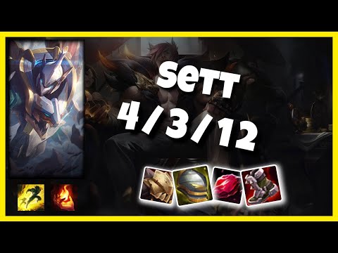 Sett vs Alistar KOREAN Challenger SUPPORT (4/3/12) Gameplay Replay - Patch 10.23