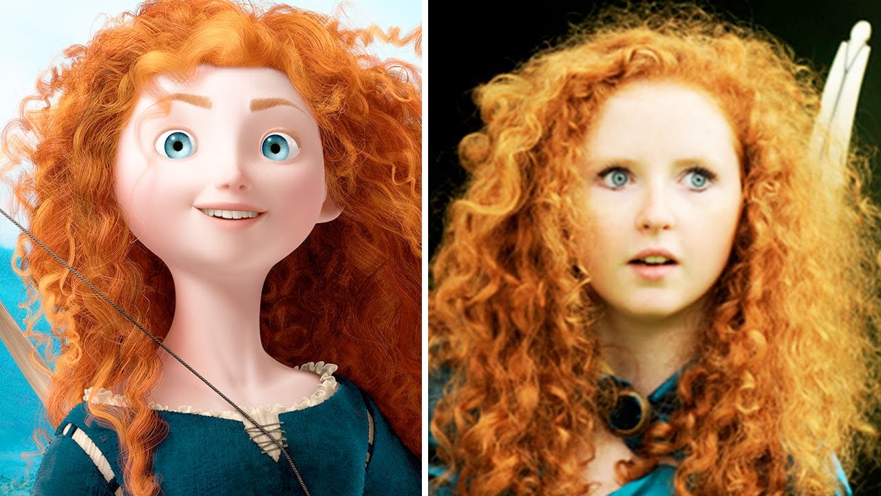 10 Disney Princesses In Real Life - REAL MERIDA!!!
