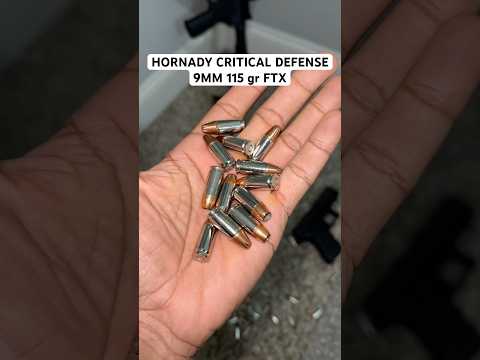 My Go-To EDC Rounds: Hornady Critical Defense 💥 #Shorts #2A #EDC #Hornady
