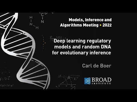 MIA: Carl de Boer, Deep learning regulatory models; David Kelley, Expression prediction from DN