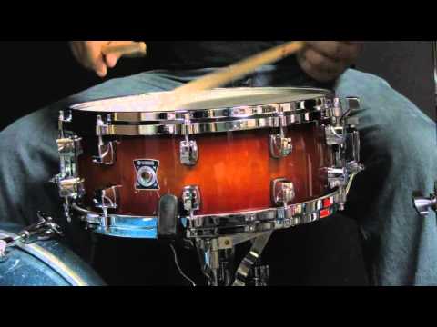 Yamaha 14x5.5 Sensitive Series Snare Drum - Amber Sunburst