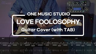 LOVE FOOLOSOPHY Guitar Cover (with  TAB) / Jamiroquai / Guitar Lesson