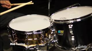 Video thumbnail for LB550T 5"x14" Bronze Phonic Snare Drum w/ Tube Lugs by Ludwig Drums