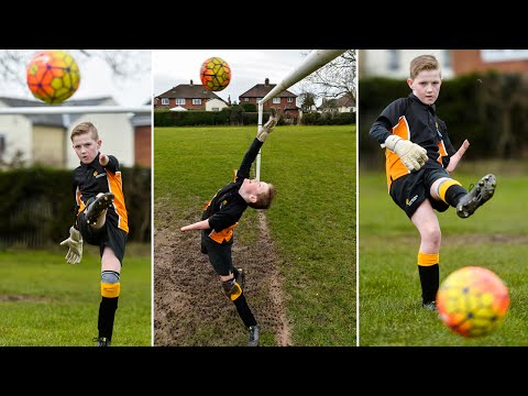 12 Jahre alter amputierter Torwart
