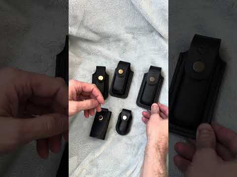 фото кожаный чехол для ножа victorinox 91 mm подарок 0