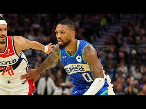 Highlights: Damian Lillard Scores 31 Points vs. Wizards | 11.24.23
