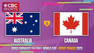 2026 WBSC Women's Softball World Cup: Australia vs. Canada | #CBCSports