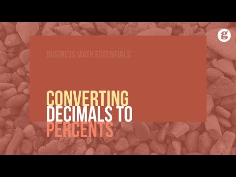 Converting Decimals to Percents