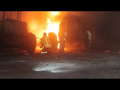 Pegou fogo na Caterpillar 930r  #bombeirosbrasil #macieira #santacatarina #caterpillar #jaidmeel