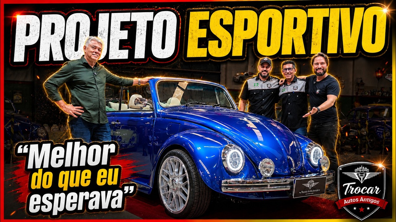 Fusca 1981 ESPORTIVO CONVERSÍVEL Azul Belize no Tapete Vermelho! Chegou o Grande Dia! 💙