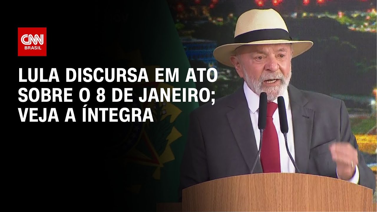 Lula discursa em ato sobre o 8 de janeiro; veja a íntegra | BASTIDORES CNN
