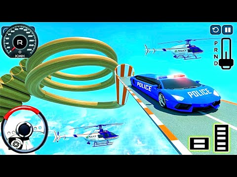 Police Car Mega Ramp Racing Game - Impossible Police Limo Tracks 3D - Android GamePlay