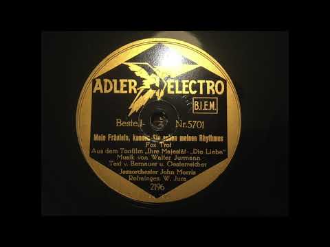 Mein Fräulein kennen sie schon meinen Rhythmus -  Jazzorchester Joe Morris (Theo Mackeben)