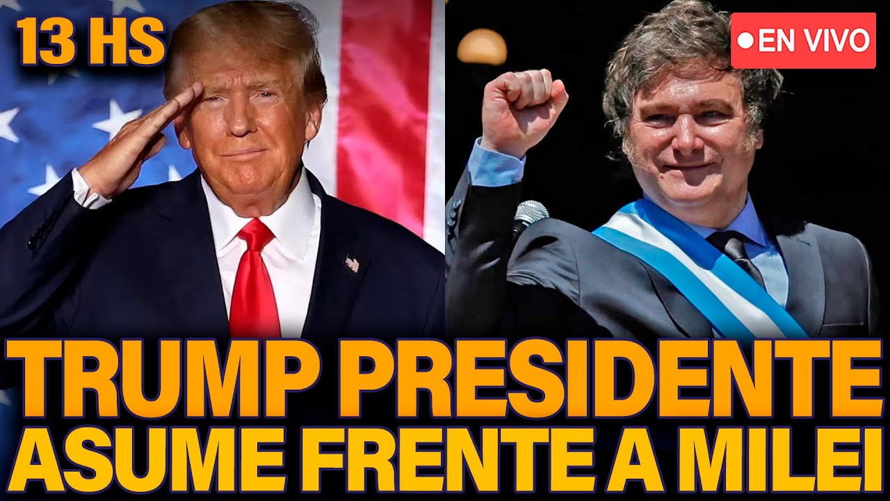 ASUNCIÓN DEL PRESIDENTE DONALD TRUMP EN VIVO