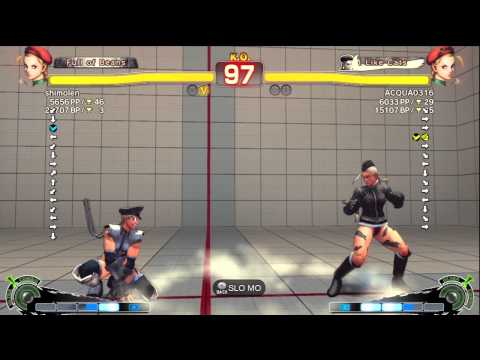 Shimolen (Cammy) vs ACQUA (Cammy) - AE 2012 Ranked Match *720p HD*
