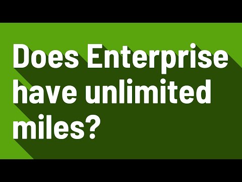 Does Enterprise have unlimited miles?