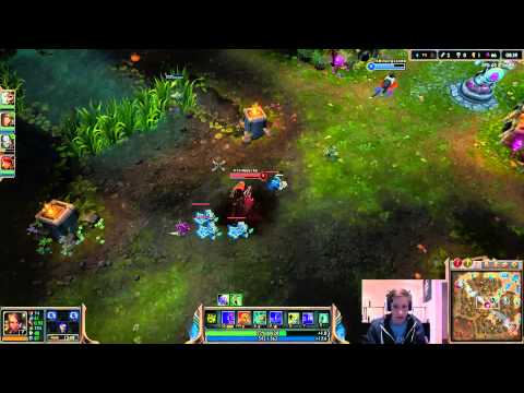 TSM Bjergsen vs Crs Nyjacky - Nidalee vs Morgana - mid «Godmode» (Diamond I)