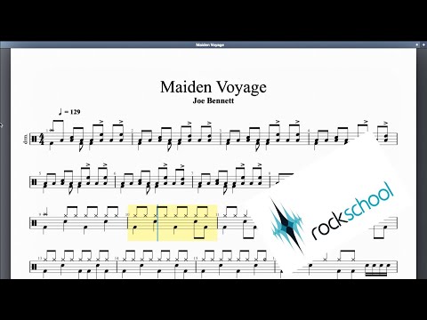 Maiden Voyage Rockschool Grade 3 Drums