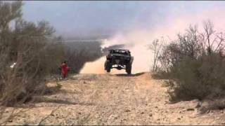 Highlights of the Trophy Truck and class 1 cars at the SCORE San Felipe 250