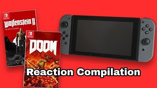 Nintendo Direct September 2017 - DOOM and Wolfenstein II - Reaction Compilation