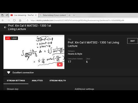 Prof. Xin Cal II MAT302 - 1300 1st Live Lecture