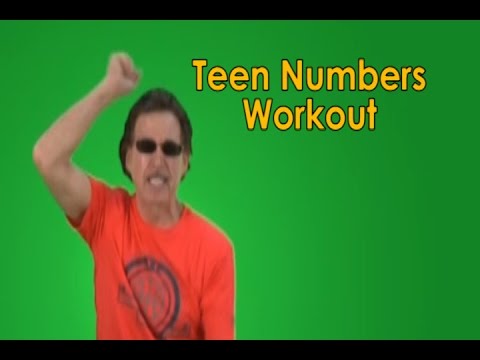 Teen Numbers | Numbers in the Teens | Teen Numbers Workout | Jack Hartmann