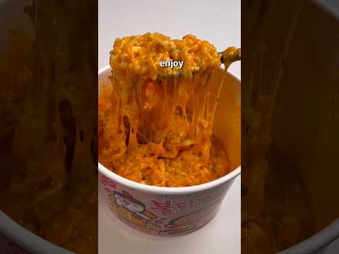 Carbonara buldak cheese risotto #carbonara #buldak #buldakramen #buldaknoodles