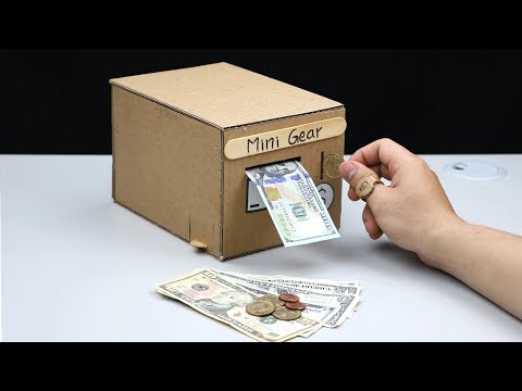 How to Make Smart Personal Bank Saving Coin and Cash