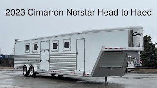 A preview image of the linked video showcasing 2023 Cimarron Norstar 4HGN Head to Head