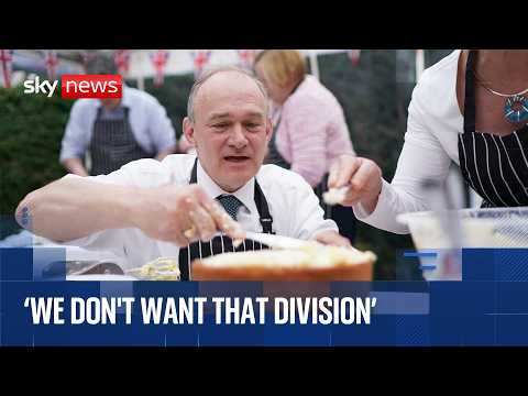 Liberal Democrat leader Sir Ed Davey launches local election campaign