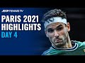 Medvedev, Zverev, Dimitrov Headline; Alcaraz vs Gaston MADNESS | Paris Masters 2021 Highlights Day 4