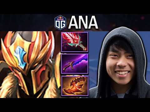OG.ANA SMURF DRAGON KNIGHT WITH SHADOW BLADE & OVERWHELMING BLINK - DOTA 2 GAMEPLAY