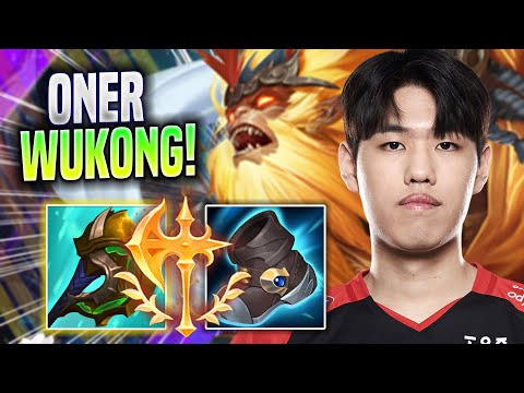 ONER IS SO CLEAN WITH WUKONG! - T1 Oner Plays Wukong JUNGLE vs Nidalee! | Season 2022
