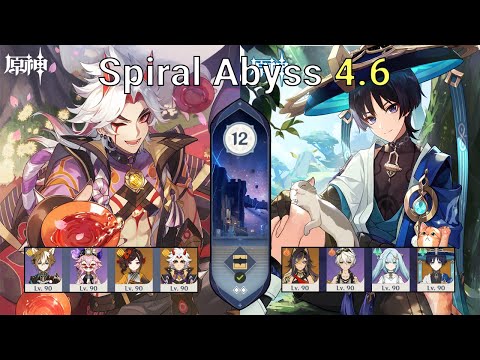 C1 Itto Hypercarry & C1 Wanderer Hypercarry | Genshin Impact 4.6 Spiral Abyss Floor 12 (First Clear)