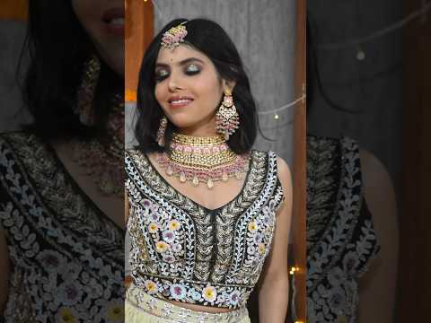 Mehndi Makeup Look By Hashtag Mansi | Gorakhpur Makeup Artist | In collaboration with fab gehna