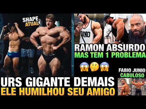 URS SHAPE ATUAL GIGANTE - RAMON ESTÁ ABSURDO MAS PROBLEMA NA LOMBAR É EVIDENCIADO- FABIO JUNIO 1 DAY