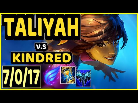 TALIYAH vs KINDRED - 7/0/17 KDA JUNGLE GAMEPLAY - BR Ranked GRANDMASTER