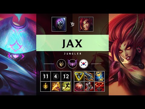 Jax Jungle vs Zyra - KR Master Patch 25.10