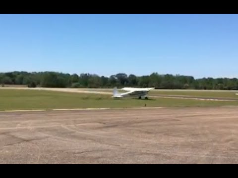 Tailwheel Cessna 182D Skylane accident at Panola County Airport (PMU/KPMU), Batesville, Mississippi