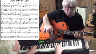 Like Someone In Love - Jazz guitar & piano cover ( Jimmy Van Heusen )