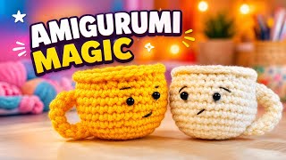 Easy Crochet Coffee Cup Tutorial for Beginners