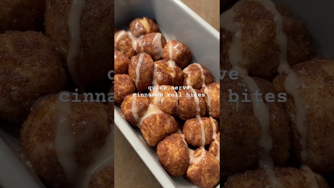 Quick Serve Cinnamon Roll Bites!