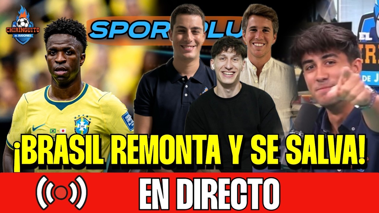 ‼️BRASIL SE SALVA... Y VINICIUS SIGUE SIN RENOVAR | Sportplus