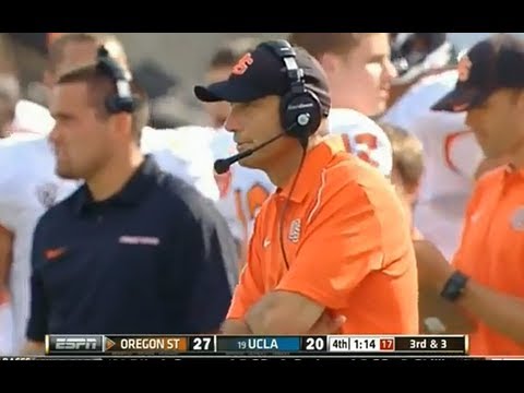 Oregon State's Mike Riley Rumored to be Interviewing for Winconsin Head Football Coaching Job
