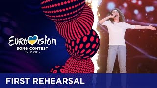 Tamara Gachechiladze - Keep The Faith (Georgia) First rehearsal in Kyiv
