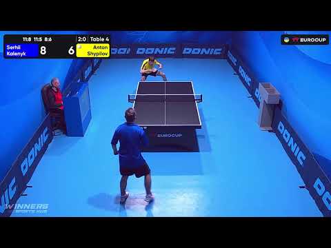12:25 Serhii Kalenyk - Anton Shypilov 09.10.2023 TT Euro.Cup Ukraine Master. TABLE 4
