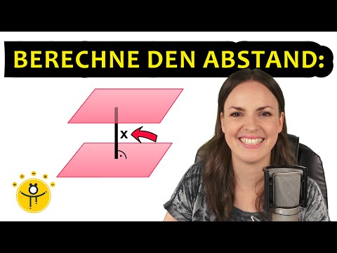 Berechne den ABSTAND der Ebene zur Ebene – Lotfußpunktverfahren